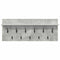 vidaXL Wall-Mounted Coat Rack Concrete grey 100 x 40 x 12 cm