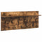 vidaXL Wall-Mounted Coat Rack with Shelf Wall-mounted with Storage Smoked oak 100 x 40 x 12 cm