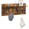 vidaXL Wall-Mounted Coat Rack with Shelf Wall-mounted with Storage Smoked oak 100 x 40 x 12 cm