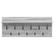 vidaXL Wall-Mounted Coat Rack with Shelf Grey sonoma 100 x 40 x 12 cm
