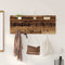 vidaXL Wall-Mounted Coat Rack with Shelf Wall-mounted with Storage Old wood 100 x 40 x 12 cm