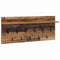 vidaXL Wall-Mounted Coat Rack with Shelf Wall-mounted with Storage Old wood 100 x 40 x 12 cm
