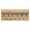 vidaXL Wall-Mounted Coat Rack with Shelf Artisan oak 100 x 40 x 12 cm