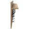 vidaXL Wall-Mounted Coat Rack with Shelf Artisan oak 100 x 40 x 12 cm