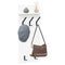 vidaXL Wall-Mounted Coat Rack White 90 x 40 x 12 cm Engineered wood