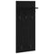 vidaXL Wall-Mounted Coat Rack with Shelf Wall-mounted Black oak 90 x 40 x 12 cm