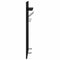 vidaXL Wall-Mounted Coat Rack with Shelf Wall-mounted Black oak 90 x 40 x 12 cm