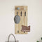 vidaXL Wall-Mounted Coat Rack with Shelf Wall-mounted Sonoma oak 90 x 40 x 12 cm