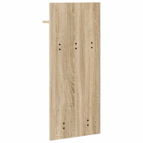 vidaXL Wall-Mounted Coat Rack with Shelf Wall-mounted Sonoma oak 90 x 40 x 12 cm