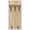 vidaXL Wall-Mounted Coat Rack with Shelf Wall-mounted Sonoma oak 90 x 40 x 12 cm
