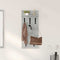 vidaXL Wall-Mounted Coat Rack with Shelf Concrete grey 90 x 40 x 12 cm