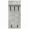 vidaXL Wall-Mounted Coat Rack with Shelf Concrete grey 90 x 40 x 12 cm