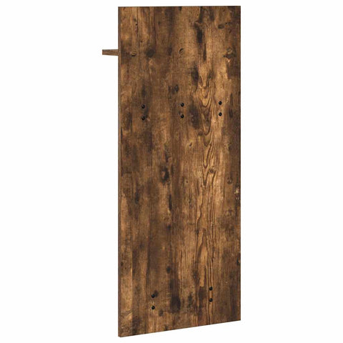 vidaXL Wall-Mounted Coat Rack with Shelf Wall-mounted Smoked oak 90 x 40 x 12 cm