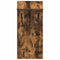 vidaXL Wall-Mounted Coat Rack with Shelf Wall-mounted Smoked oak 90 x 40 x 12 cm