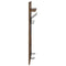 vidaXL Wall-Mounted Coat Rack with Shelf Wall-mounted Smoked oak 90 x 40 x 12 cm