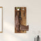 vidaXL Wall-Mounted Coat Rack Old wood 90 x 40 x 12 cm Engineered wood
