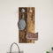vidaXL Wall-Mounted Coat Rack Old wood 90 x 40 x 12 cm Engineered wood