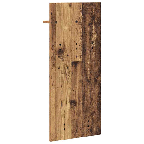 vidaXL Wall-Mounted Coat Rack Old wood 90 x 40 x 12 cm Engineered wood