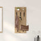 vidaXL Wall-Mounted Coat Rack with Shelf Wall-mounted Artisan oak 90 x 40 x 12 cm