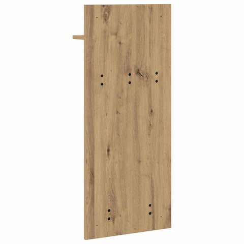 vidaXL Wall-Mounted Coat Rack with Shelf Wall-mounted Artisan oak 90 x 40 x 12 cm