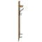 vidaXL Wall-Mounted Coat Rack with Shelf Wall-mounted Artisan oak 90 x 40 x 12 cm
