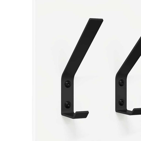 vidaXL Wall-Mounted Coat Rack Wall-mounted with Storage White Engineered wood