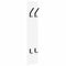 vidaXL Wall-Mounted Coat Rack Wall-mounted with Storage White Engineered wood