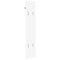 vidaXL Wall-Mounted Coat Rack Wall-mounted with Storage White Engineered wood