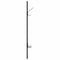 vidaXL Wall-Mounted Coat Rack Wall-mounted with Storage Black oak Engineered wood