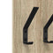 vidaXL Wall-Mounted Coat Rack Wall-mounted with Storage Sonoma oak Engineered wood