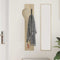 vidaXL Wall-Mounted Coat Rack Wall-mounted with Storage Sonoma oak Engineered wood