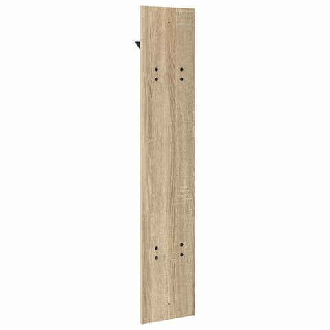 vidaXL Wall-Mounted Coat Rack Wall-mounted with Storage Sonoma oak Engineered wood