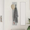 vidaXL Wall-Mounted Coat Rack Concrete grey Engineered wood