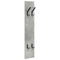 vidaXL Wall-Mounted Coat Rack Concrete grey Engineered wood