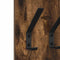 vidaXL Wall-Mounted Coat Rack Wall-mounted with Storage Smoked oak Engineered wood