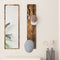 vidaXL Wall-Mounted Coat Rack Wall-mounted with Storage Smoked oak Engineered wood