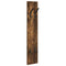 vidaXL Wall-Mounted Coat Rack Wall-mounted with Storage Smoked oak Engineered wood