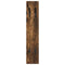 vidaXL Wall-Mounted Coat Rack Wall-mounted with Storage Smoked oak Engineered wood
