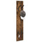 vidaXL Wall-Mounted Coat Rack Wall-mounted with Storage Smoked oak Engineered wood