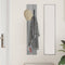 vidaXL Wall-Mounted Coat Rack Wall-mounted with Storage Grey sonoma Engineered wood