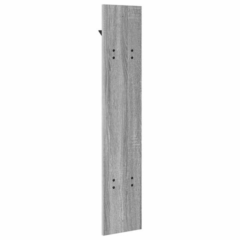 vidaXL Wall-Mounted Coat Rack Wall-mounted with Storage Grey sonoma Engineered wood