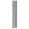 vidaXL Wall-Mounted Coat Rack Wall-mounted with Storage Grey sonoma Engineered wood