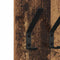 vidaXL Wall-Mounted Coat Rack Wall-mounted with Storage Old wood Engineered wood