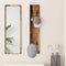 vidaXL Wall-Mounted Coat Rack Wall-mounted with Storage Old wood Engineered wood