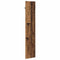 vidaXL Wall-Mounted Coat Rack Wall-mounted with Storage Old wood Engineered wood