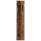 vidaXL Wall-Mounted Coat Rack Wall-mounted with Storage Old wood Engineered wood