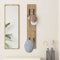 vidaXL Wall-Mounted Coat Rack Wall-mounted with Storage Artisan oak Engineered wood