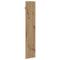 vidaXL Wall-Mounted Coat Rack Wall-mounted with Storage Artisan oak Engineered wood