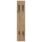 vidaXL Wall-Mounted Coat Rack Wall-mounted with Storage Artisan oak Engineered wood