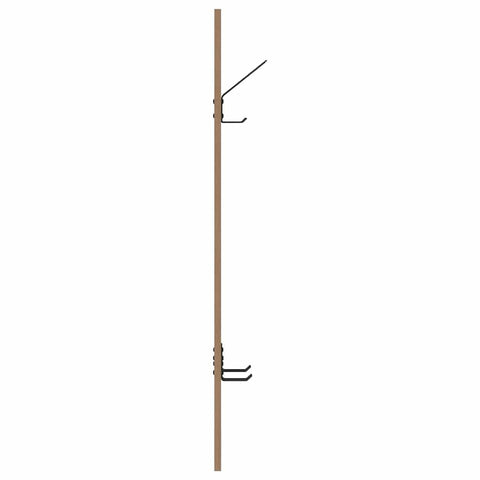vidaXL Wall-Mounted Coat Rack Wall-mounted with Storage Artisan oak Engineered wood